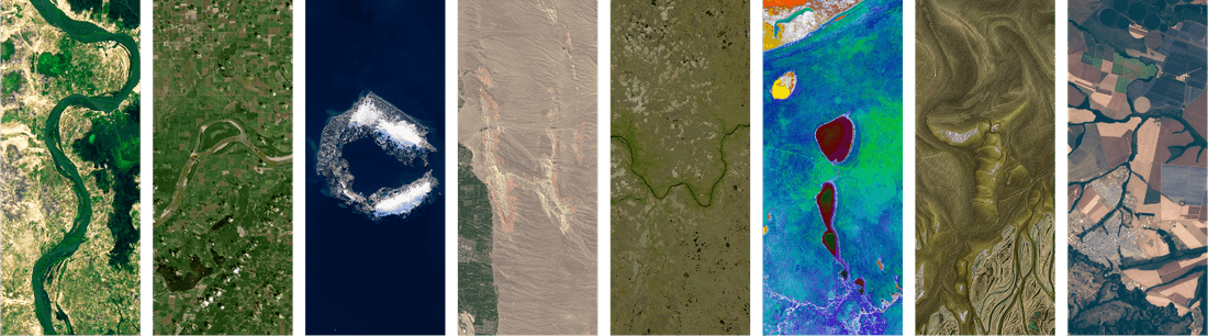 SACHWITZ spelled in satellite imagery